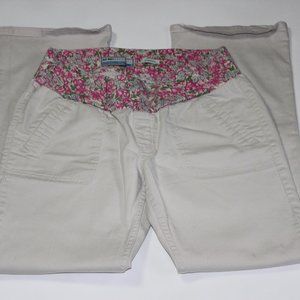 Old Navy Maternity Stretch Womens Pants Beige Sz M